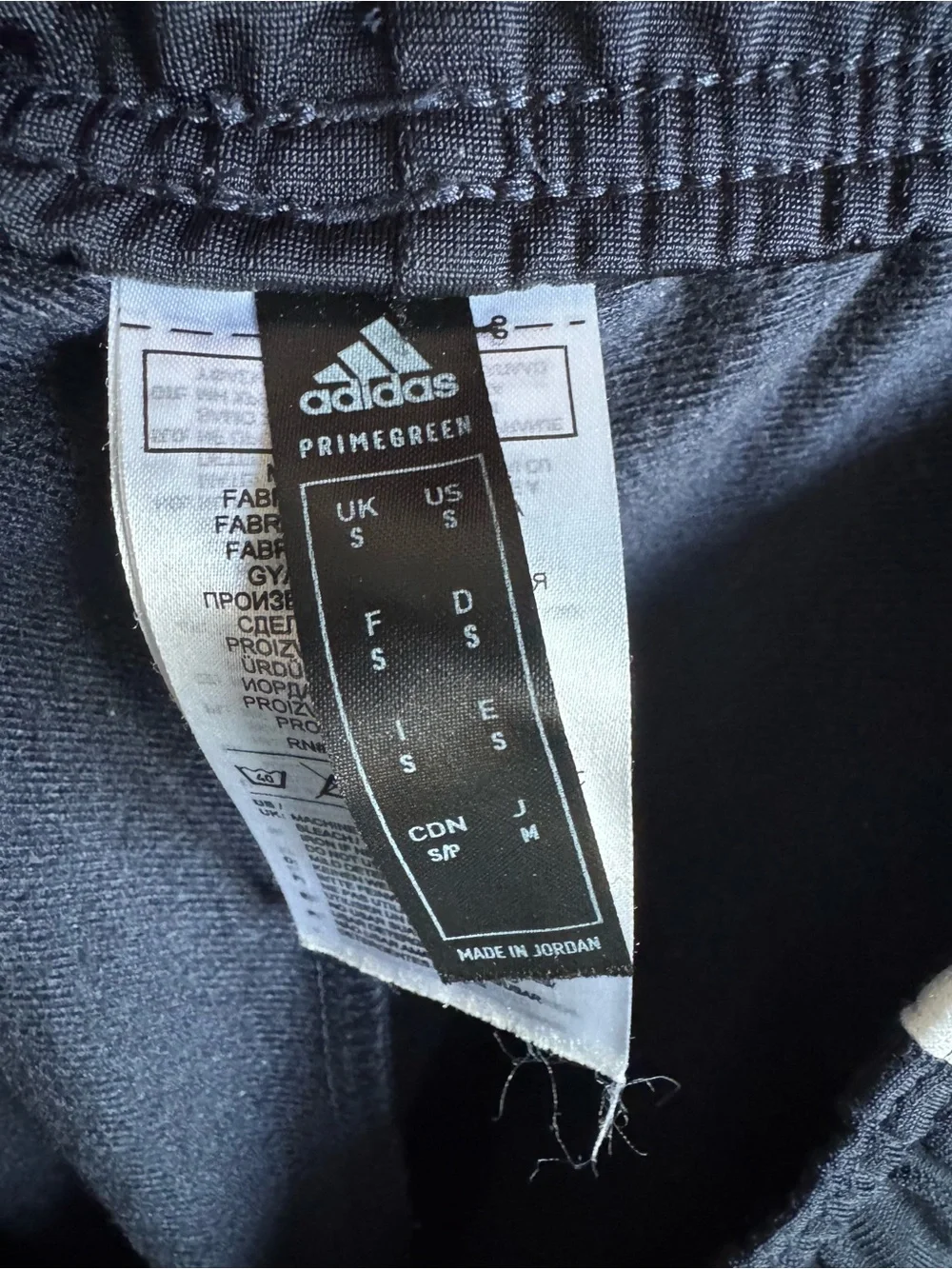 adidas Men’s unisex Navy Track Pants with Side Stripes